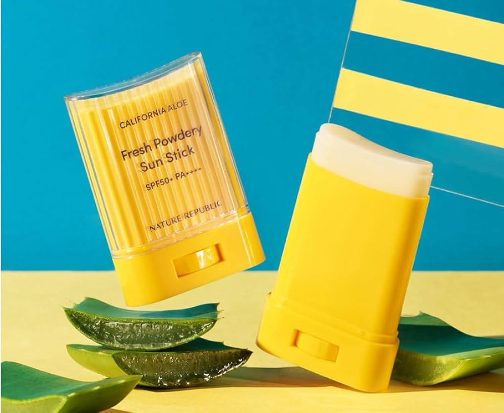 California Aloe Fresh Powdery Sun Stick SPF50+
