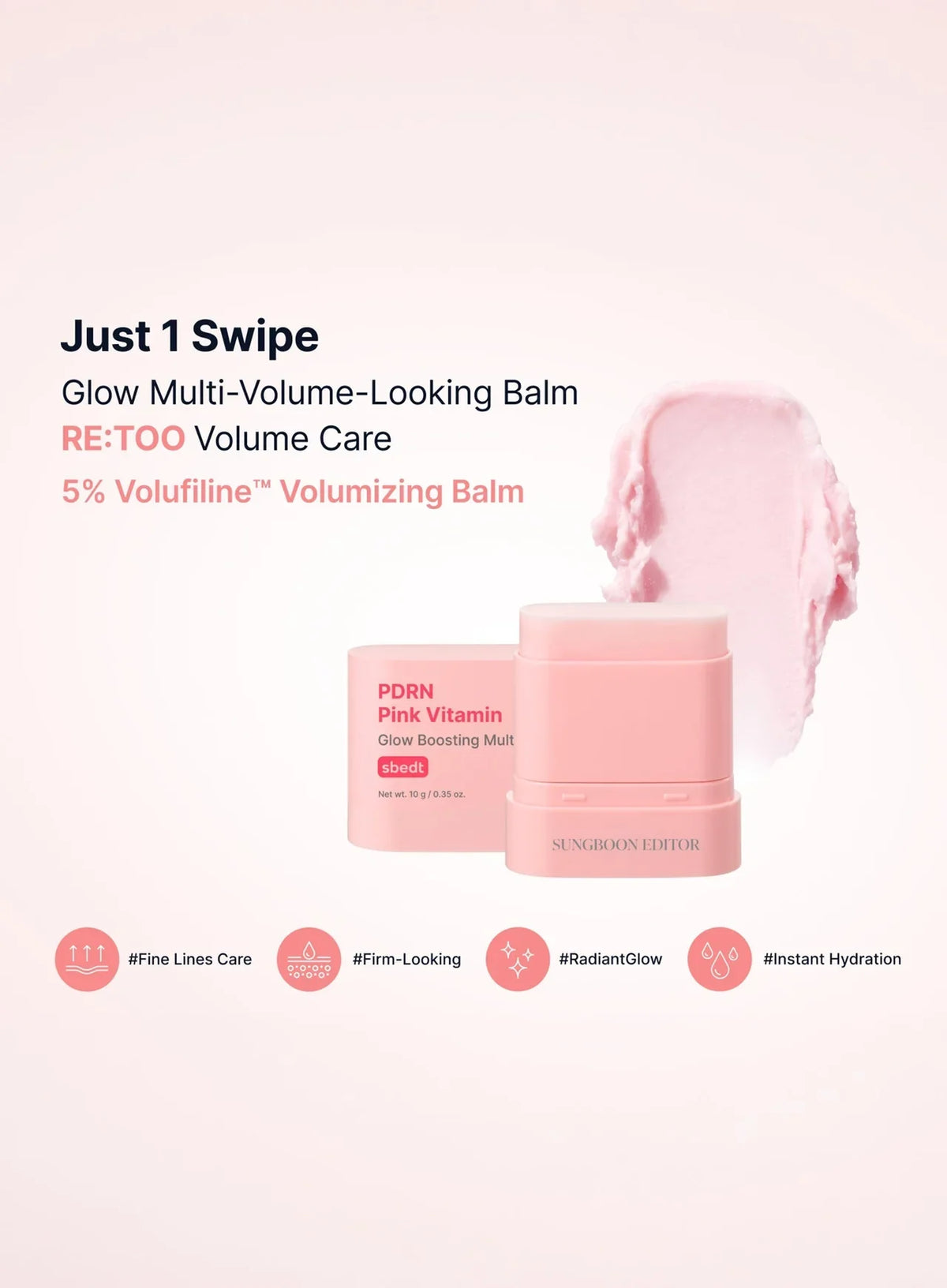 PDRN Bálsamo Multi-Benefícios Pink Vitamin Glow Boosting [10g]