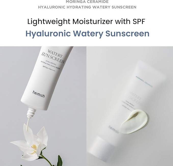 Protetor Solar Aquoso Hidratante de Moringa e Ceramidas [50ml]