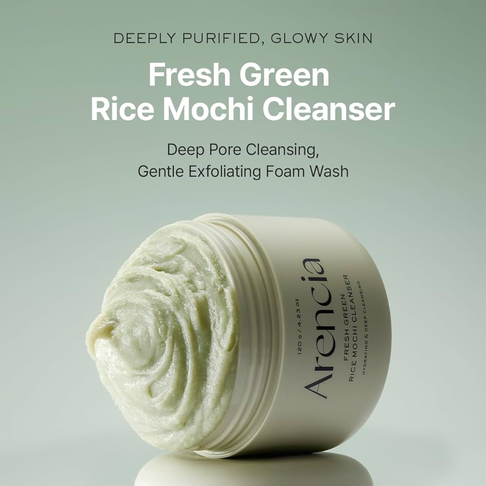 Fresh Green Rice Mochi Cleanser [120g]