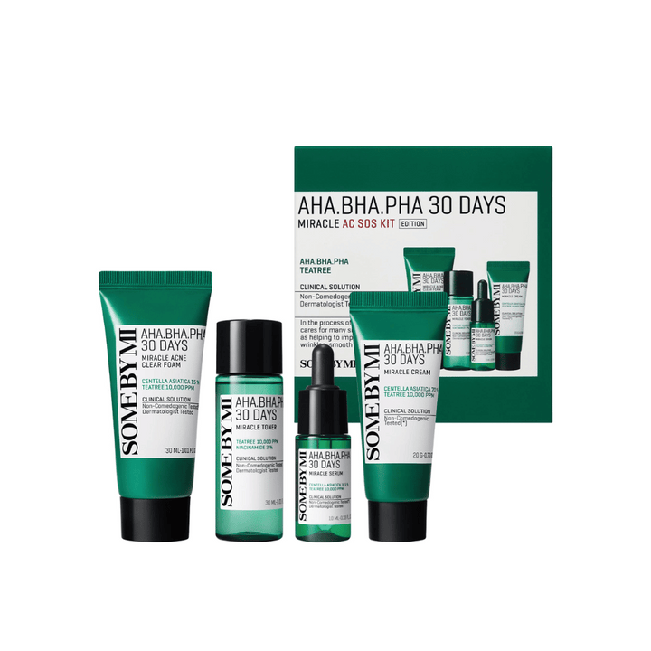 AHA BHA PHA 30 Days Miracle AC SOS Kit [4pcs]