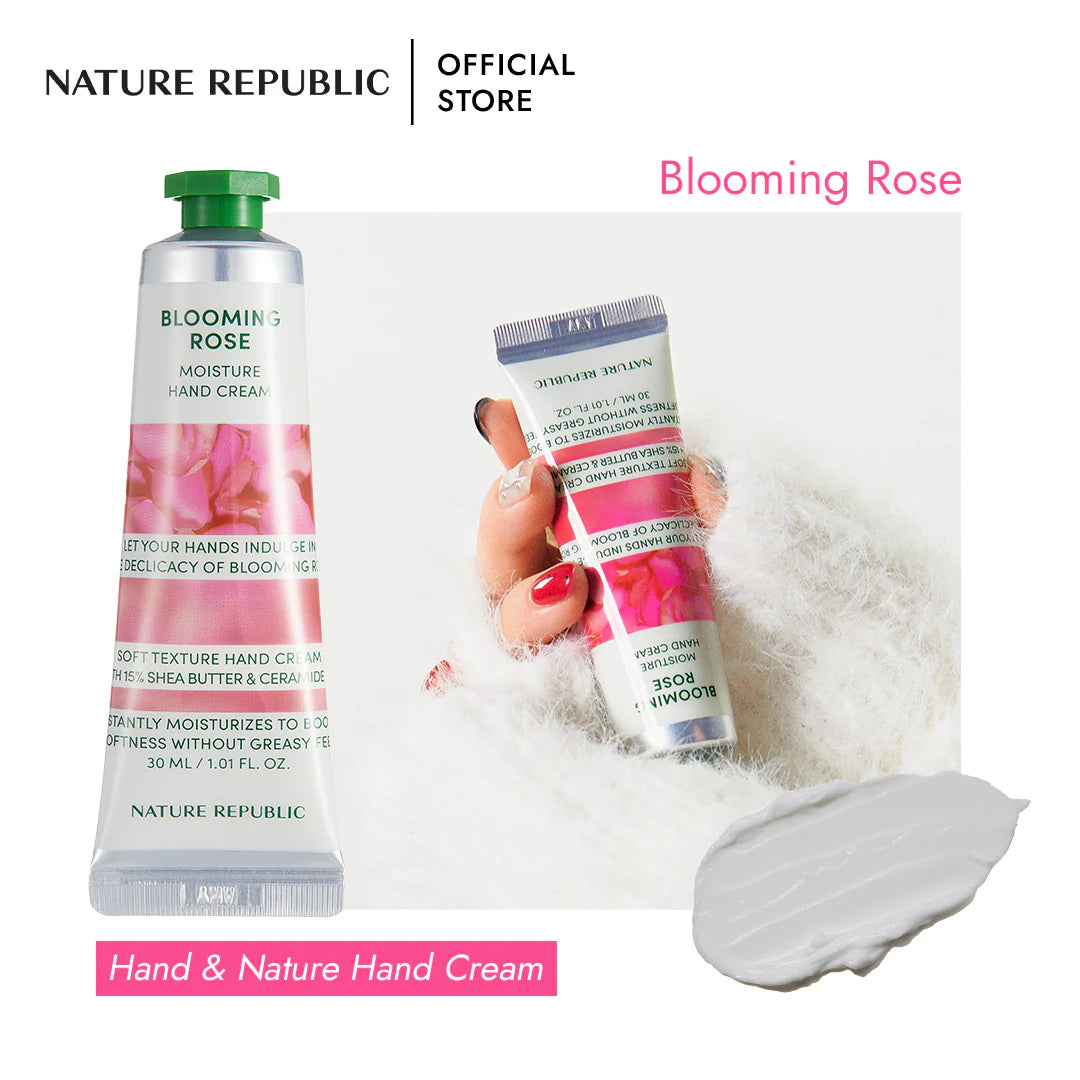 HAND &amp; NATURE Creme de Mãos Rosa em Flor [30ml]