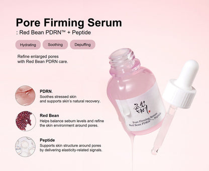 Sérum Refirmante de Poros Feijão Vermelho PDRN+Péptido [30ml]