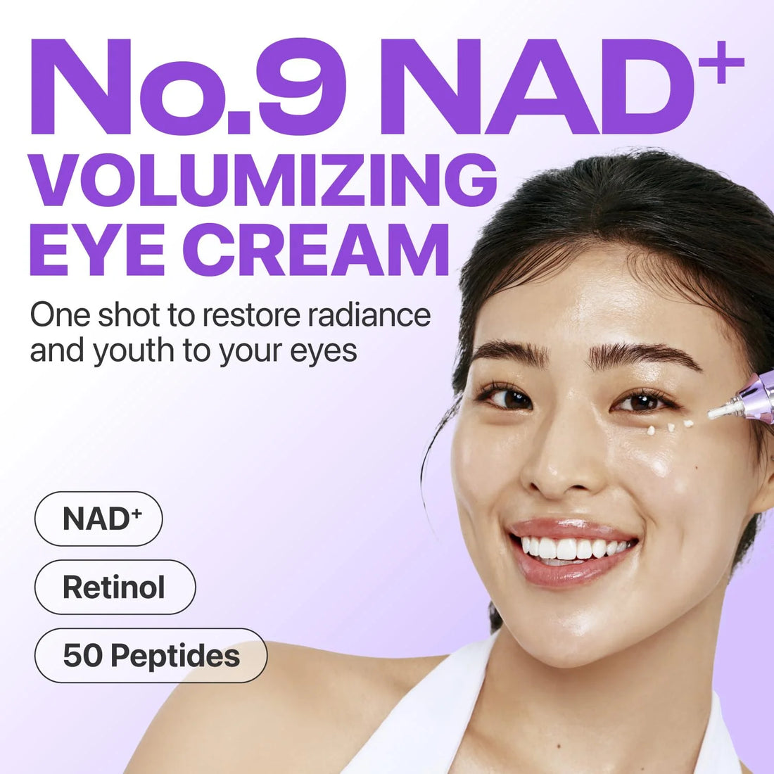 No.9 NAD+ Retinol Volumetox Creme de Olhos [10ml]