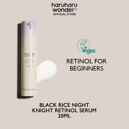 Sérum de Retinol Cavaleiro da Noite de Arroz Preto [20ml]